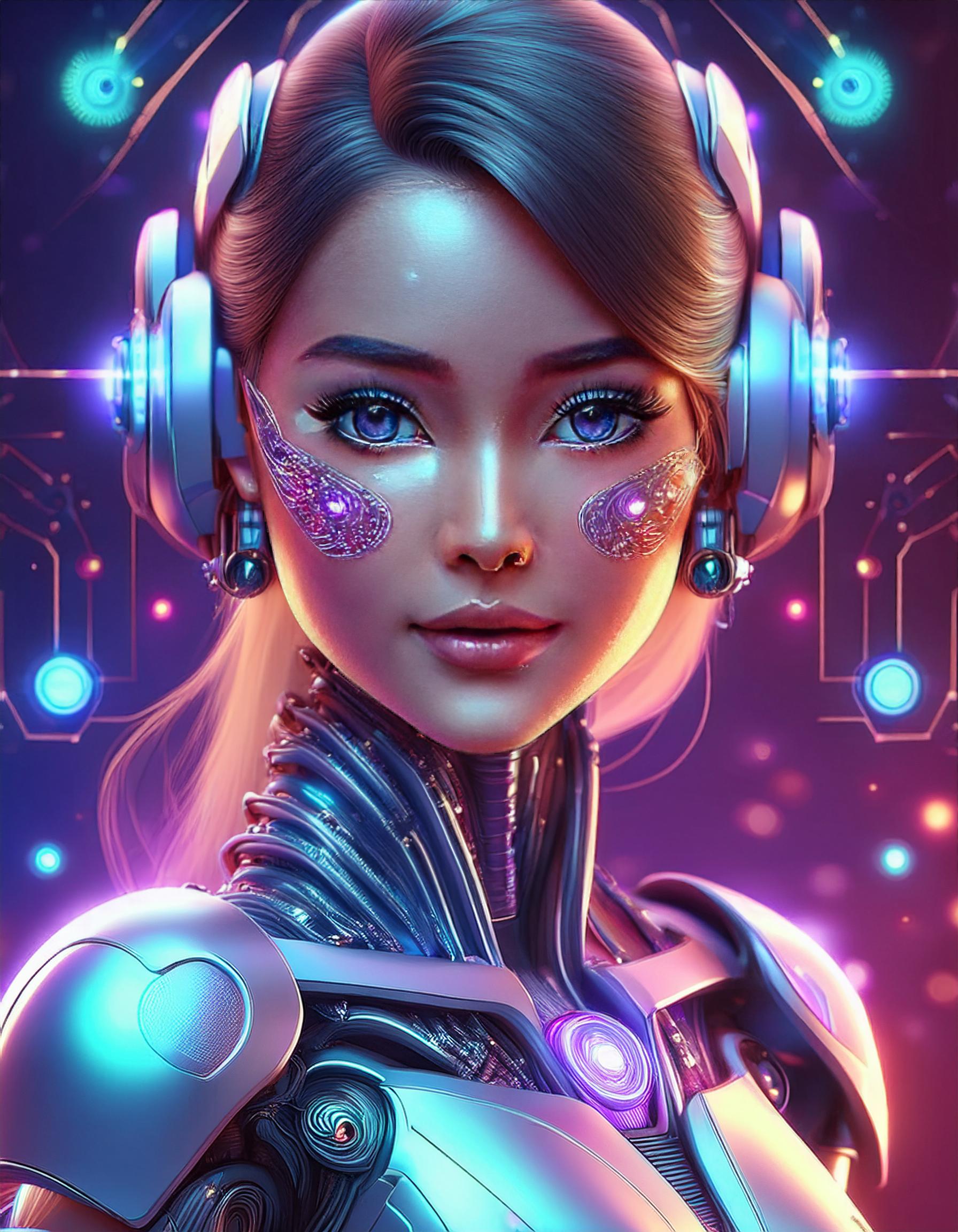 Etria, an AI character from Frost HQ