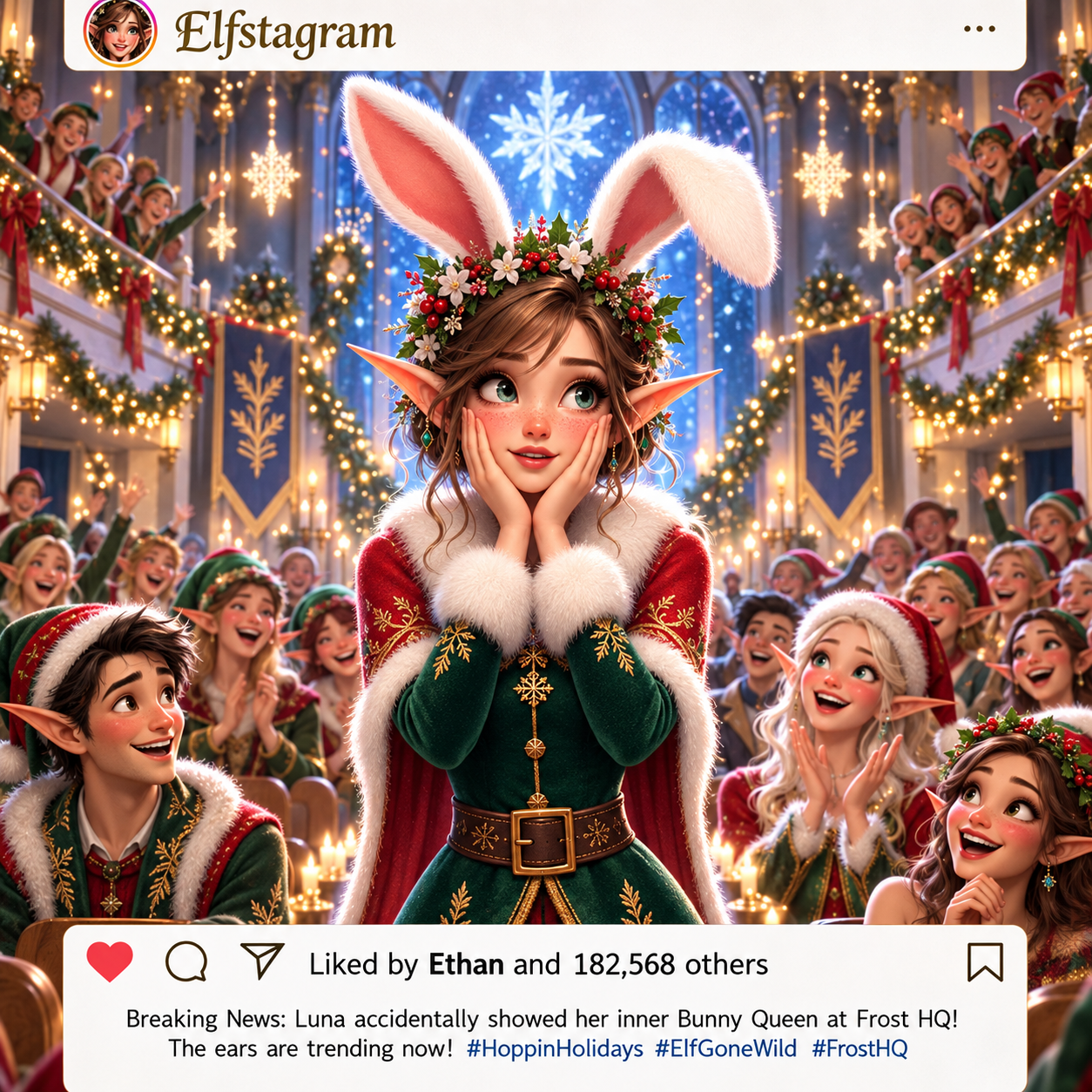 Luna devient célèbre sur Elfstagram