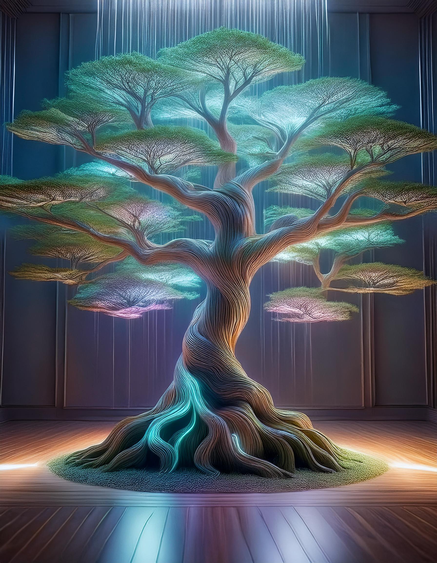 The luminous Mindful Tree at Frost HQ