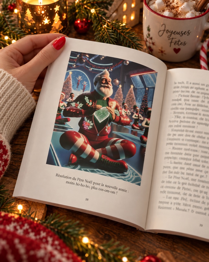 Le Père Noël et son équipe IA