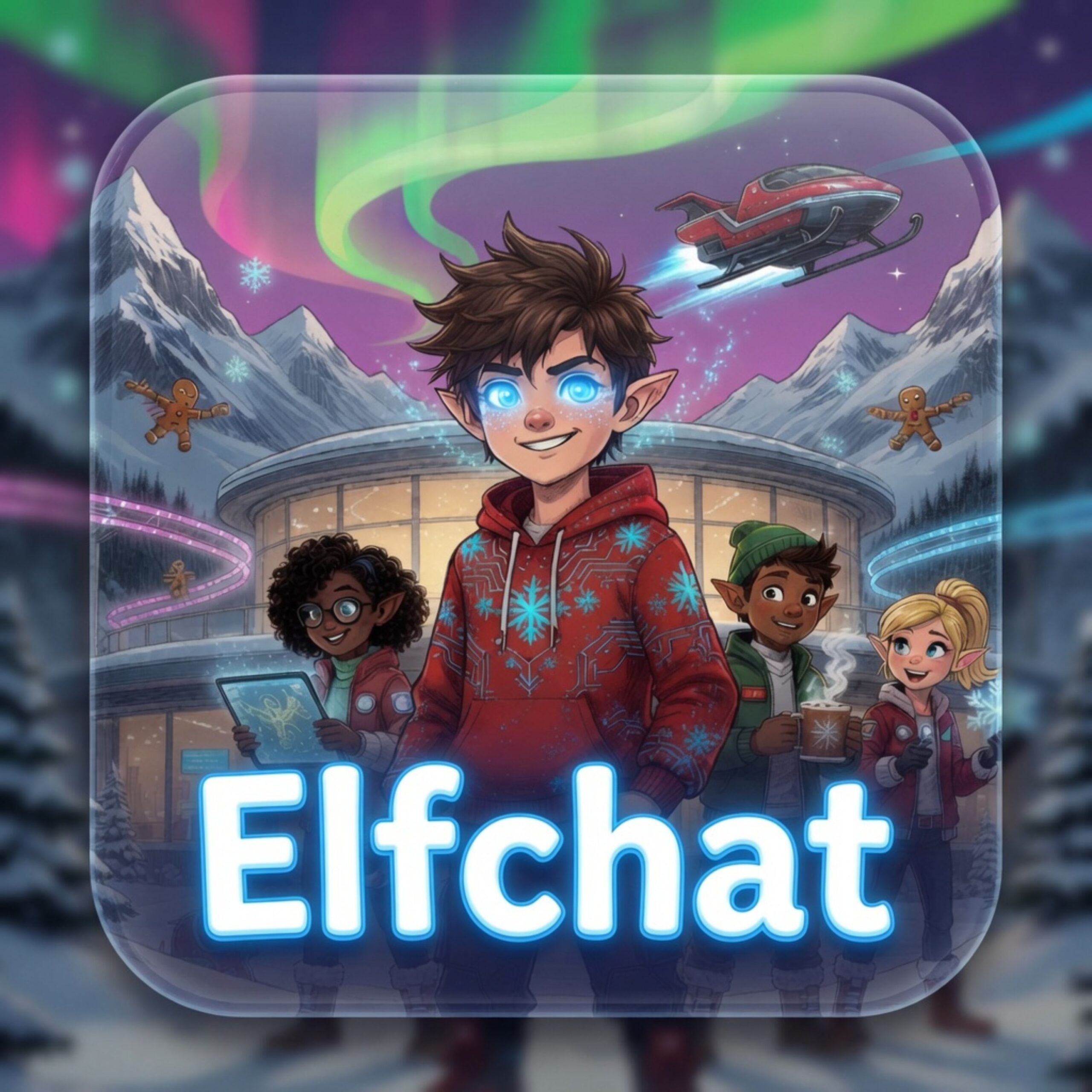 Ethan and friends in ElfChat