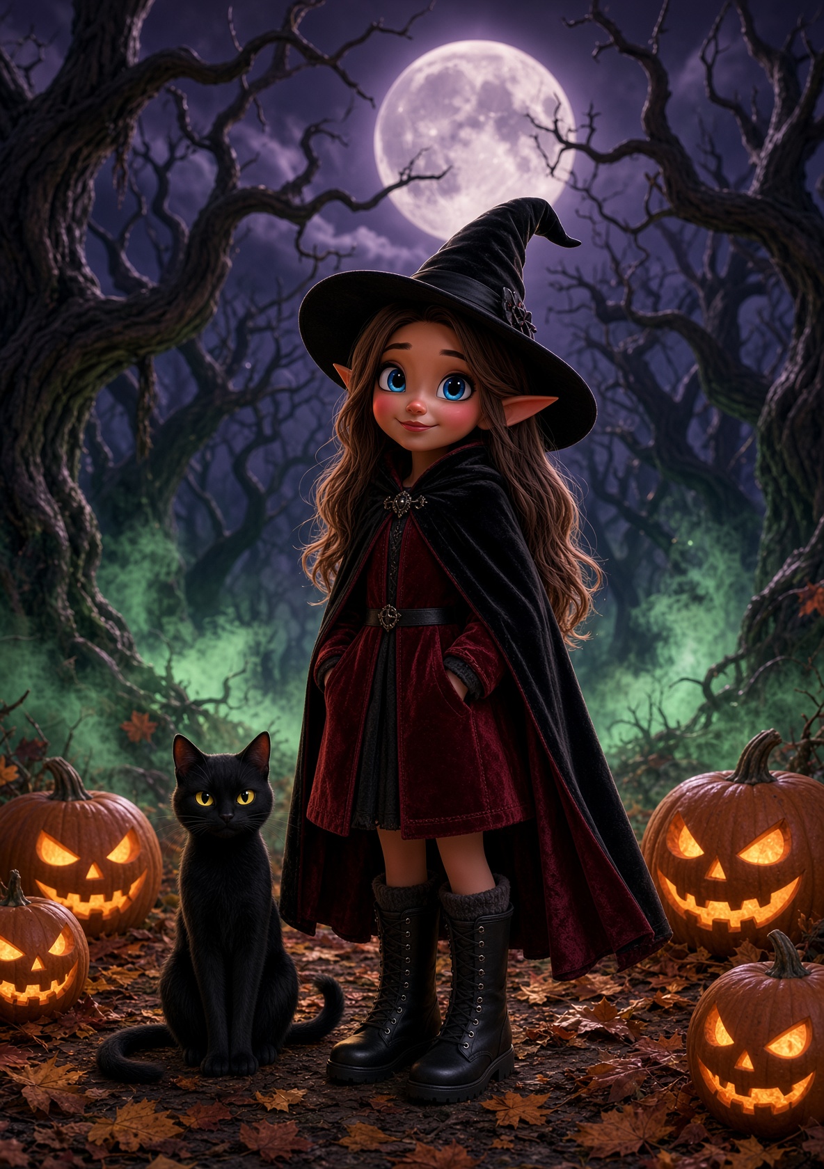 Kaida dressed for Halloween